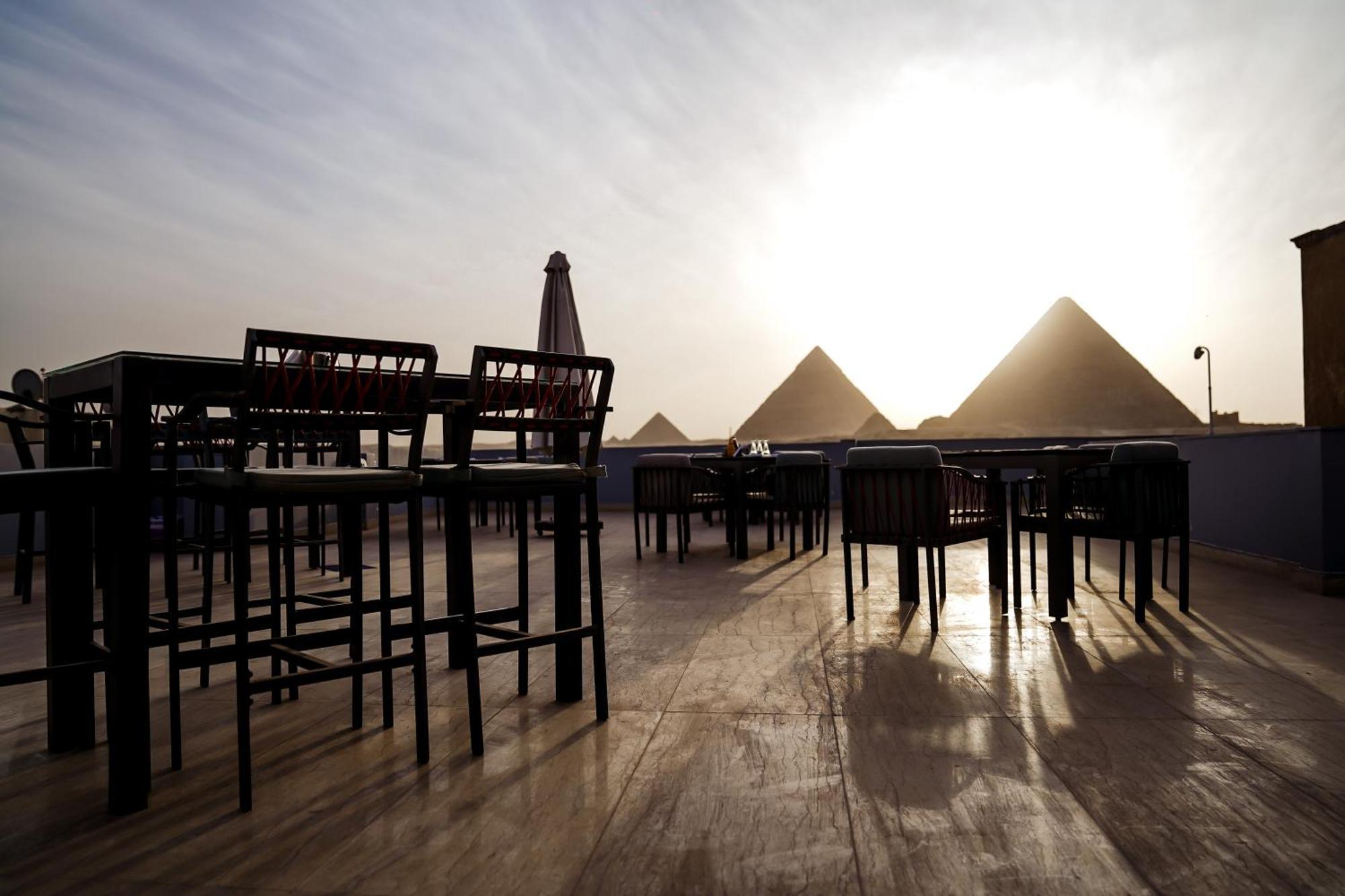 Pyramids Hotel Kafret el-Gabal المظهر الخارجي الصورة