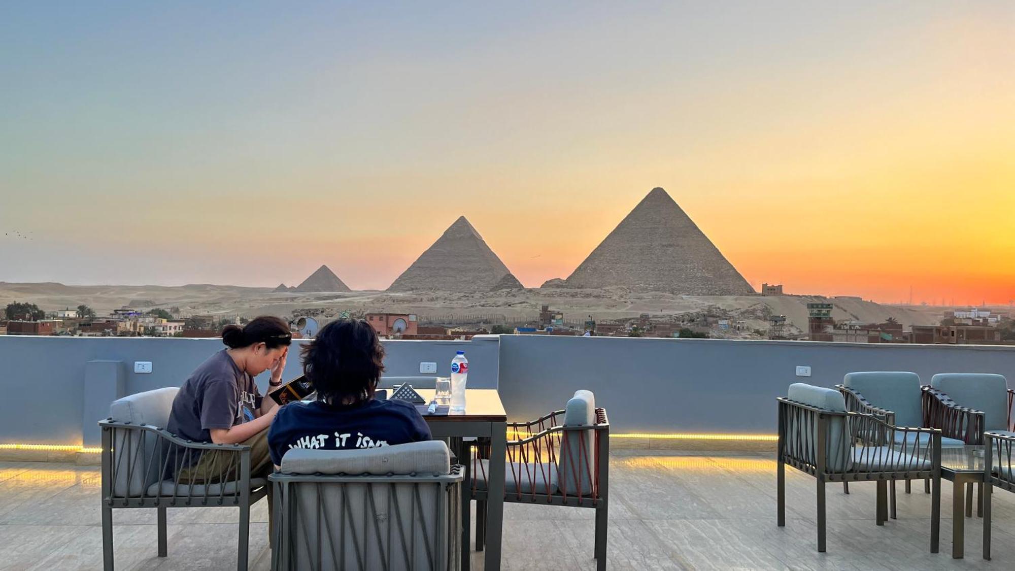 Pyramids Hotel Kafret el-Gabal المظهر الخارجي الصورة